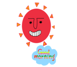 rainbow flowers sticker #8926796