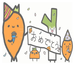 carrot & Rabbit sticker #8927076