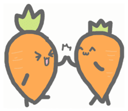carrot & Rabbit sticker #8927089