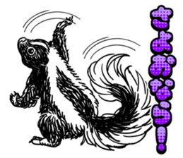 skunk sticker #8927269