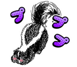 skunk sticker #8927275