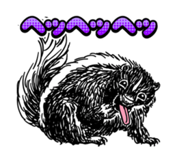 skunk sticker #8927292