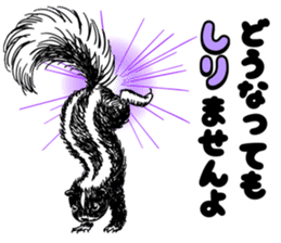 skunk sticker #8927295