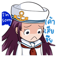 "Mille-Feuille" Sailor Girl sticker #8927473