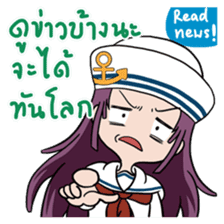 "Mille-Feuille" Sailor Girl sticker #8927483