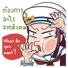 "Mille-Feuille" Sailor Girl sticker #8927491