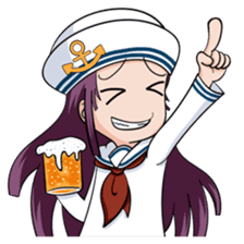 "Mille-Feuille" Sailor Girl sticker #8927493