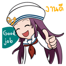 "Mille-Feuille" Sailor Girl sticker #8927495