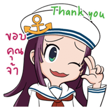 "Mille-Feuille" Sailor Girl sticker #8927498