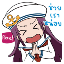 "Mille-Feuille" Sailor Girl sticker #8927499