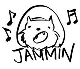 LUCKY THE YORKIE sticker #8927773