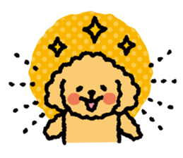 Toy poodle note POP sticker #8928226