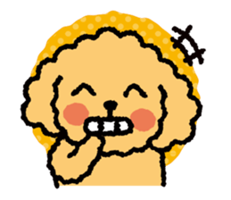 Toy poodle note POP sticker #8928229