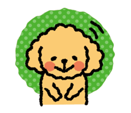 Toy poodle note POP sticker #8928233