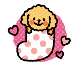 Toy poodle note POP sticker #8928234