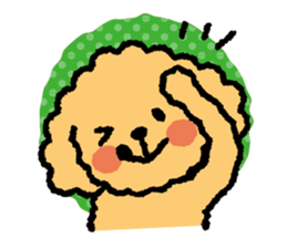 Toy poodle note POP sticker #8928248