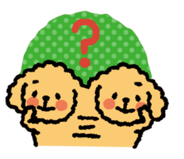 Toy poodle note POP sticker #8928253