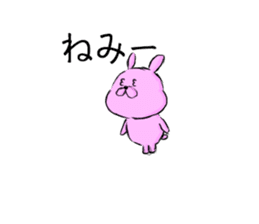 rabbit sticker -japanese- sticker #8928505