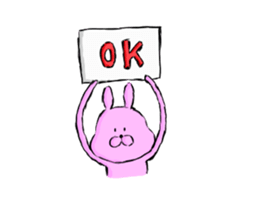 rabbit sticker -japanese- sticker #8928520