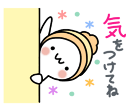 Winter set 2 of a marshmallow sticker #8928941