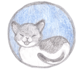 cat_circle sticker #8929232