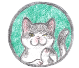 cat_circle sticker #8929237