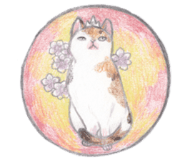 cat_circle sticker #8929253