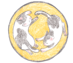 cat_circle sticker #8929255