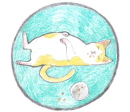 cat_circle sticker #8929258