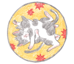 cat_circle sticker #8929260