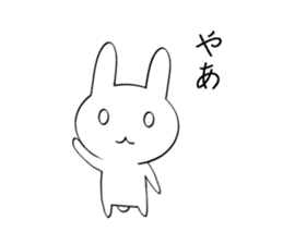 Yuru Rabbit Sticker sticker #8929784