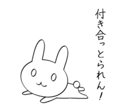 Yuru Rabbit Sticker sticker #8929814