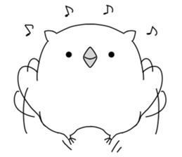 white owl sticker #8930236