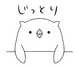 white owl sticker #8930242