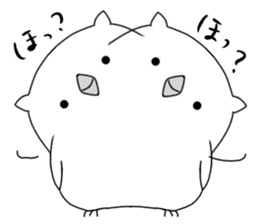 white owl sticker #8930243