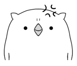 white owl sticker #8930247