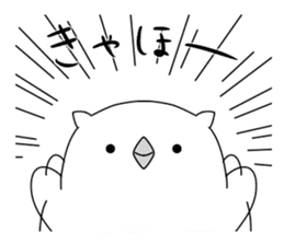 white owl sticker #8930251