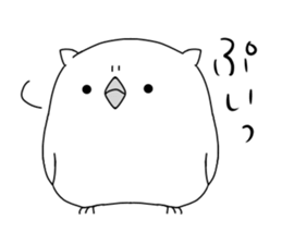 white owl sticker #8930252
