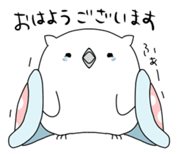 white owl sticker #8930261