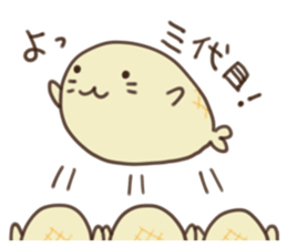 Melonpan seals sticker #8930425