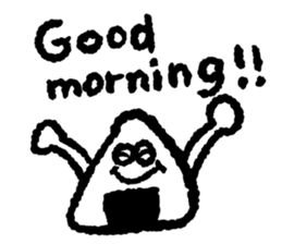 I am a rice ball !!! sticker #8930505