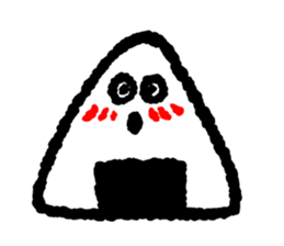 I am a rice ball !!! sticker #8930508