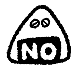 I am a rice ball !!! sticker #8930515