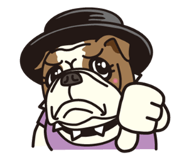 BullDog Surfer sticker #8930546