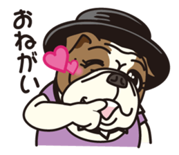 BullDog Surfer sticker #8930573