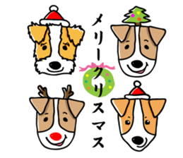 SAMURAI Jack Russell terrier FIN sticker #8930823