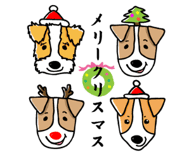 SAMURAI Jack Russell terrier FIN sticker #8930823