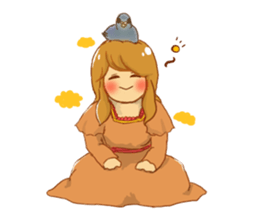 gentle elder sister and her brother sticker #8931430