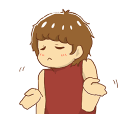 gentle elder sister and her brother sticker #8931443