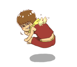 gentle elder sister and her brother sticker #8931451